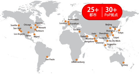 aryaka PoP Locations